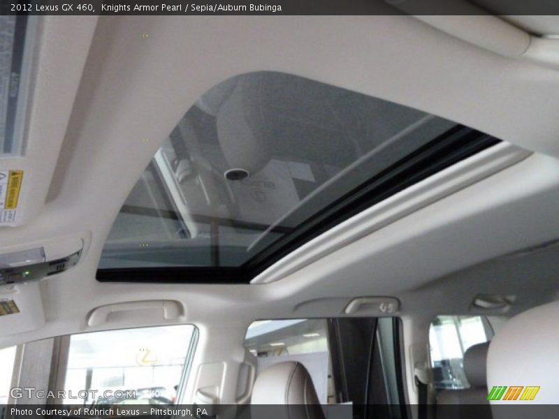 Knights Armor Pearl / Sepia/Auburn Bubinga 2012 Lexus GX 460