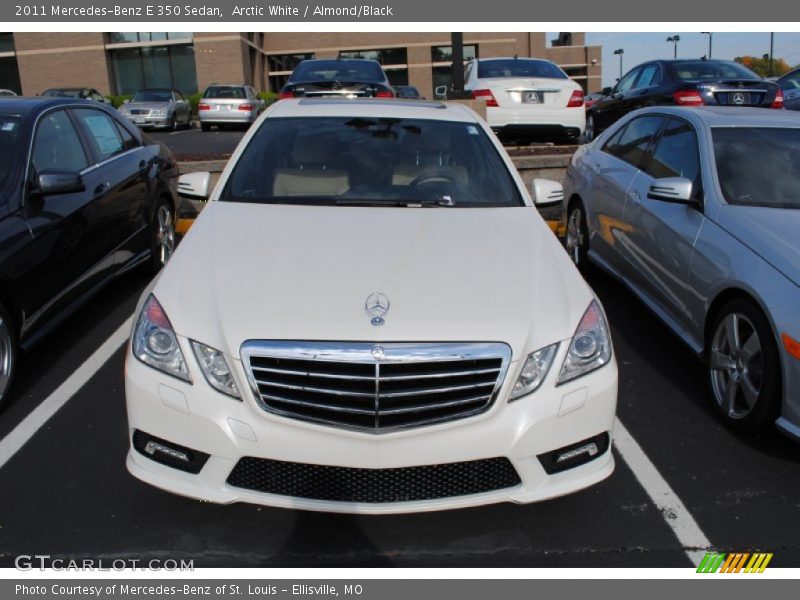 Arctic White / Almond/Black 2011 Mercedes-Benz E 350 Sedan
