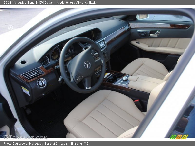 Arctic White / Almond/Black 2011 Mercedes-Benz E 350 Sedan