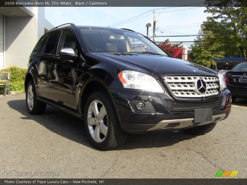Black / Cashmere 2009 Mercedes-Benz ML 350 4Matic