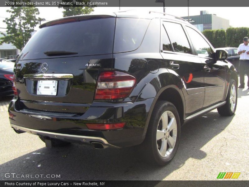 Black / Cashmere 2009 Mercedes-Benz ML 350 4Matic