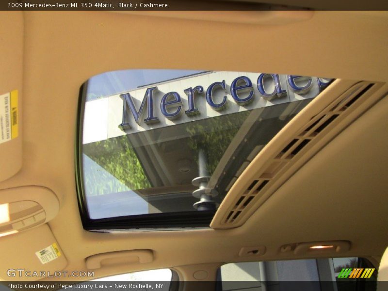 Black / Cashmere 2009 Mercedes-Benz ML 350 4Matic