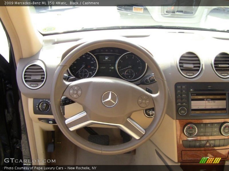 Black / Cashmere 2009 Mercedes-Benz ML 350 4Matic
