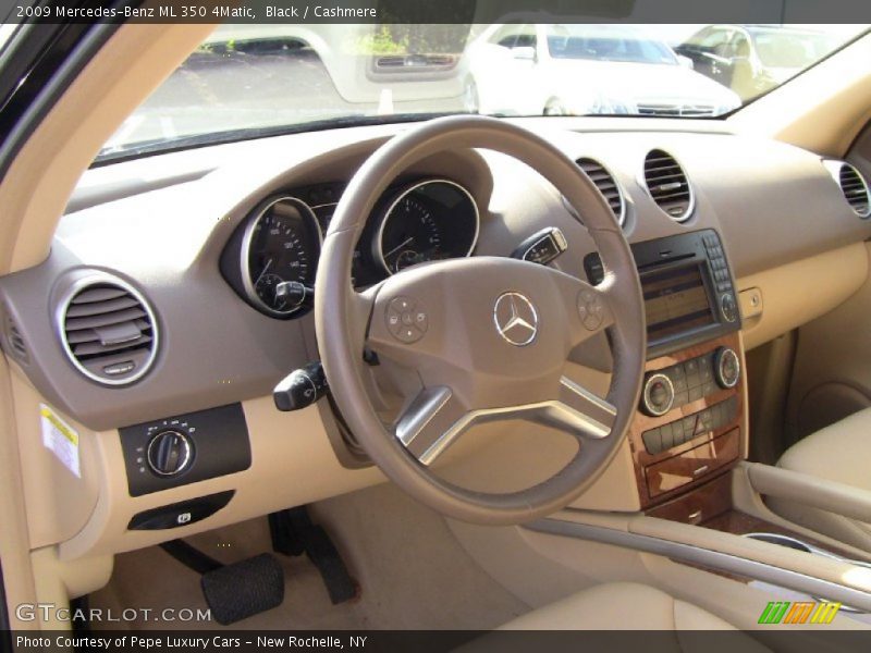 Black / Cashmere 2009 Mercedes-Benz ML 350 4Matic