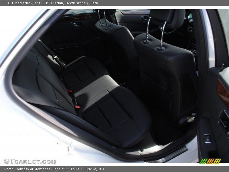 Arctic White / Black 2011 Mercedes-Benz E 350 Sedan