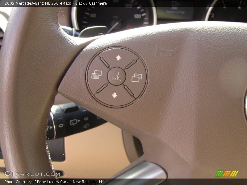 Black / Cashmere 2009 Mercedes-Benz ML 350 4Matic