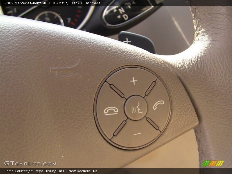 Black / Cashmere 2009 Mercedes-Benz ML 350 4Matic
