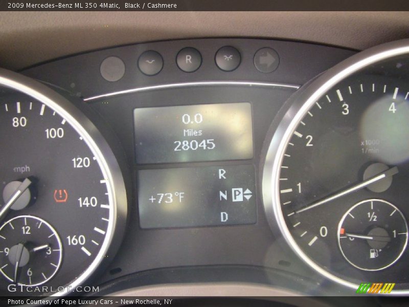 Black / Cashmere 2009 Mercedes-Benz ML 350 4Matic