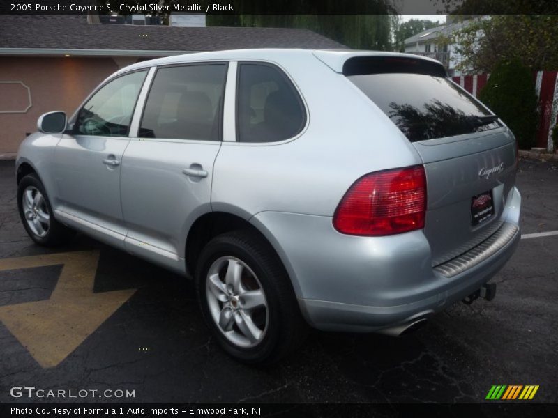 Crystal Silver Metallic / Black 2005 Porsche Cayenne S