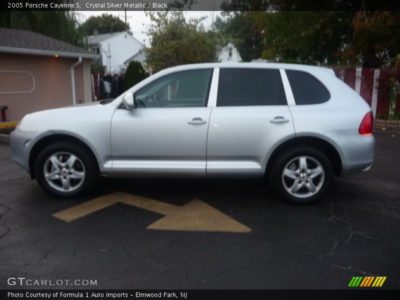Crystal Silver Metallic / Black 2005 Porsche Cayenne S