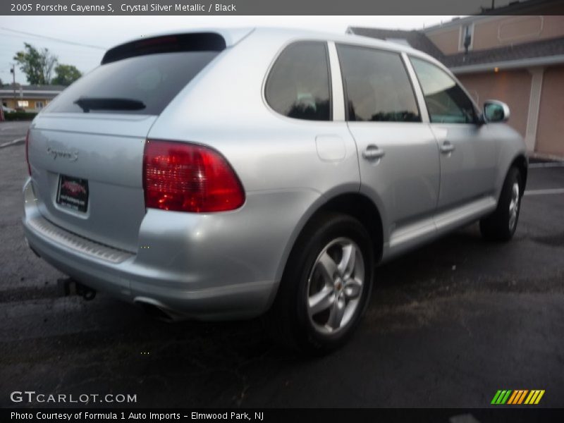 Crystal Silver Metallic / Black 2005 Porsche Cayenne S
