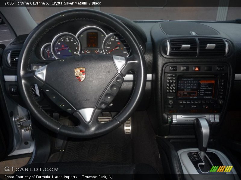 Crystal Silver Metallic / Black 2005 Porsche Cayenne S