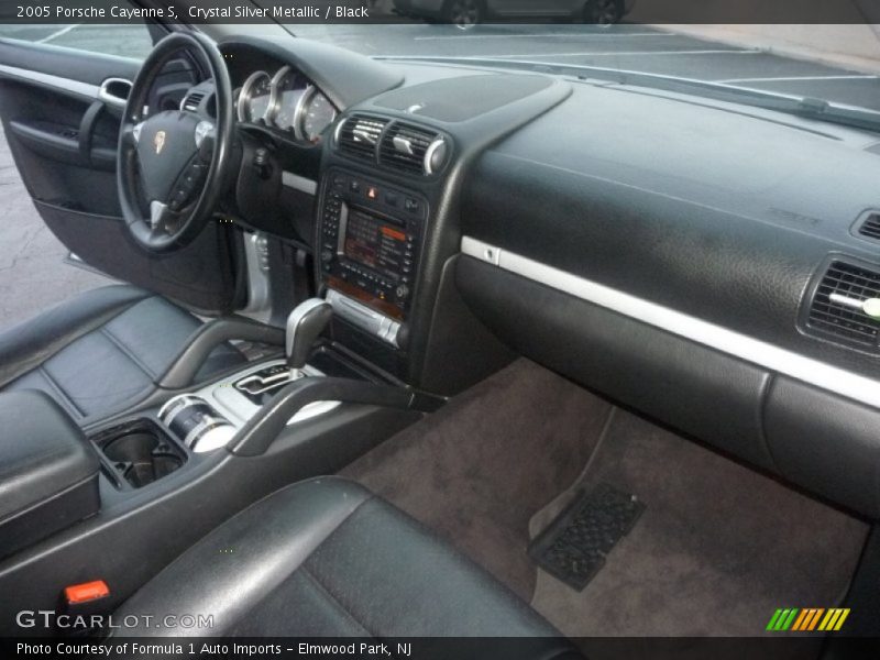 Crystal Silver Metallic / Black 2005 Porsche Cayenne S