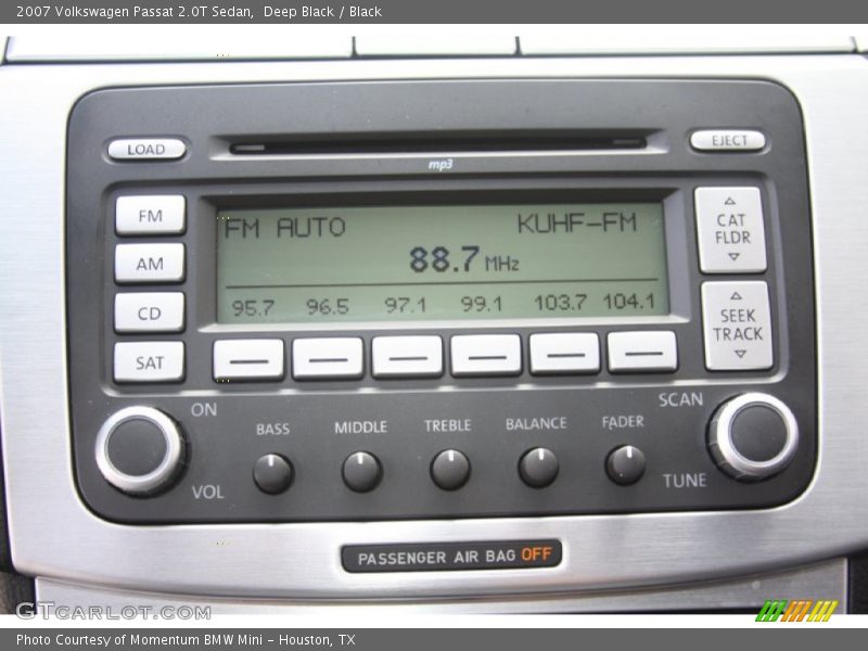 Deep Black / Black 2007 Volkswagen Passat 2.0T Sedan