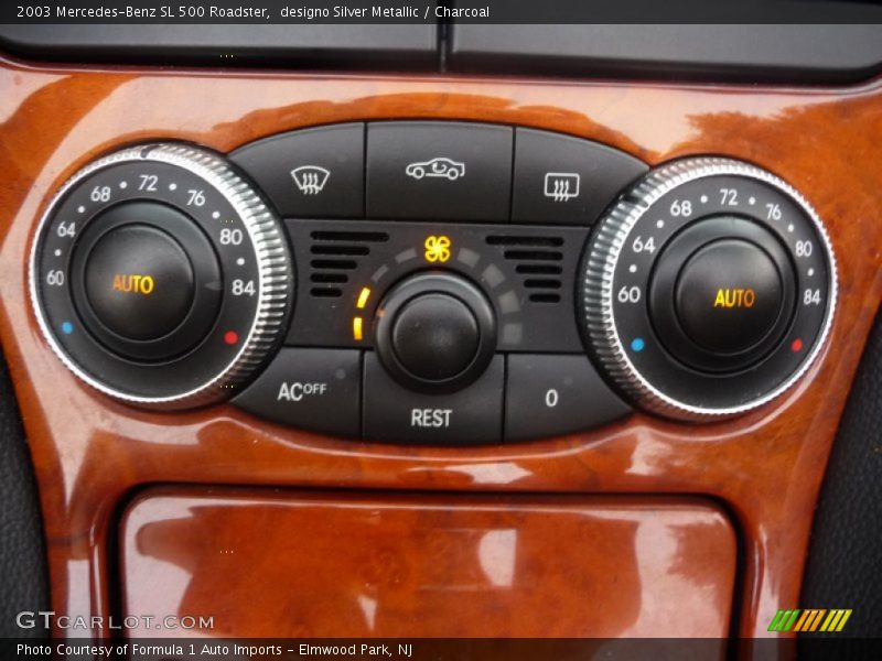 Controls of 2003 SL 500 Roadster