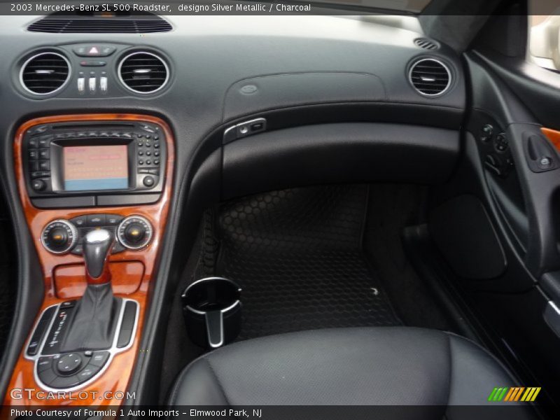 designo Silver Metallic / Charcoal 2003 Mercedes-Benz SL 500 Roadster