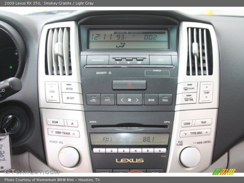 Smokey Granite / Light Gray 2009 Lexus RX 350