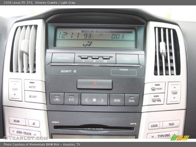 Smokey Granite / Light Gray 2009 Lexus RX 350