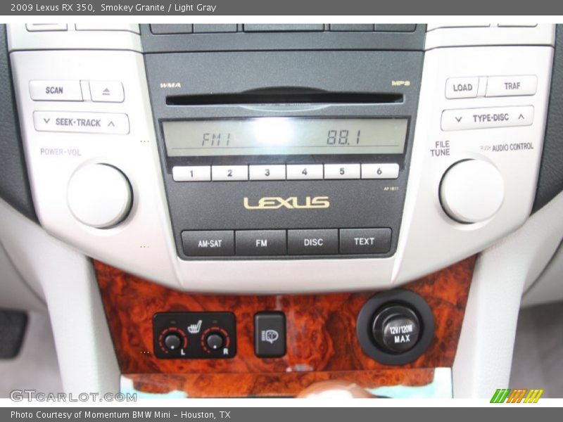 Smokey Granite / Light Gray 2009 Lexus RX 350