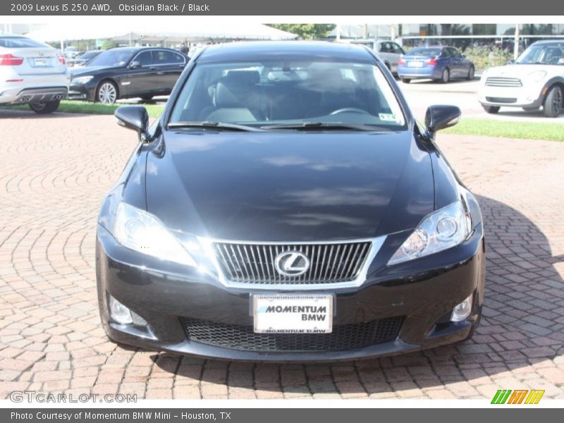 Obsidian Black / Black 2009 Lexus IS 250 AWD