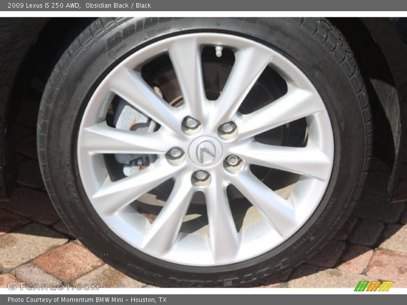 Obsidian Black / Black 2009 Lexus IS 250 AWD