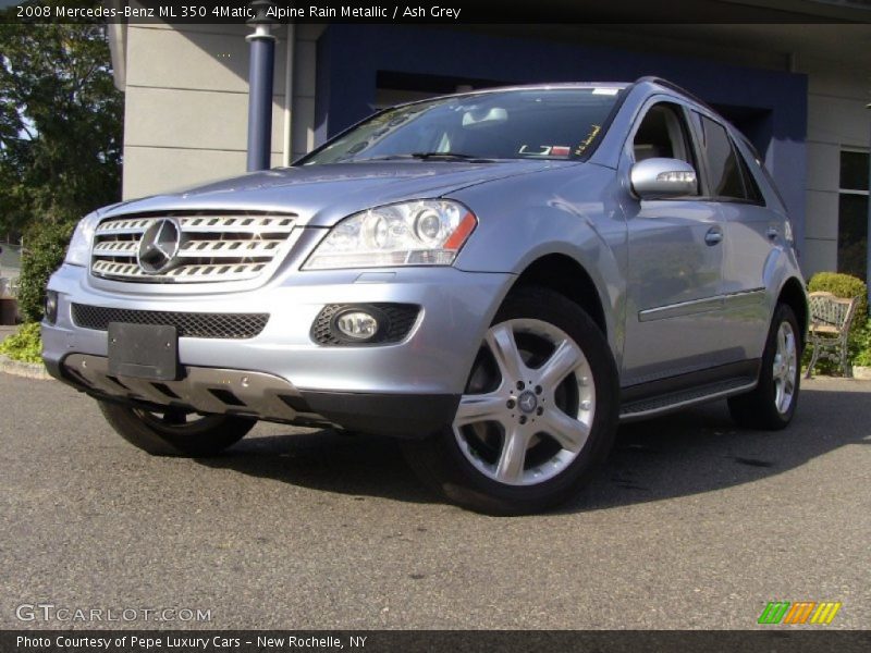 Alpine Rain Metallic / Ash Grey 2008 Mercedes-Benz ML 350 4Matic