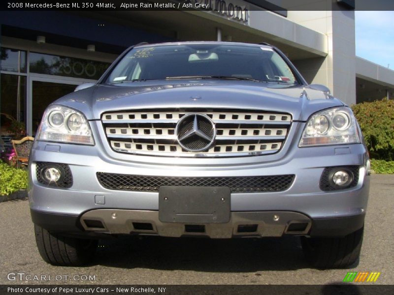 Alpine Rain Metallic / Ash Grey 2008 Mercedes-Benz ML 350 4Matic