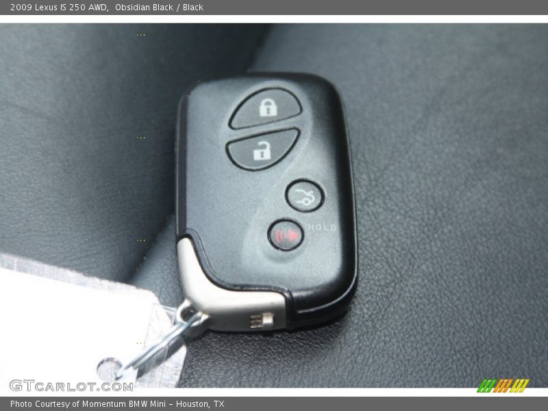 Obsidian Black / Black 2009 Lexus IS 250 AWD