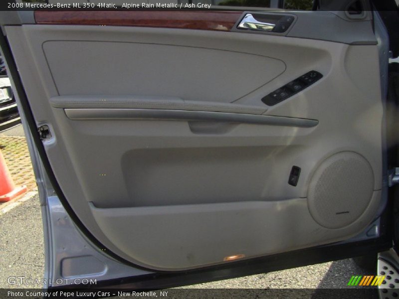 Alpine Rain Metallic / Ash Grey 2008 Mercedes-Benz ML 350 4Matic