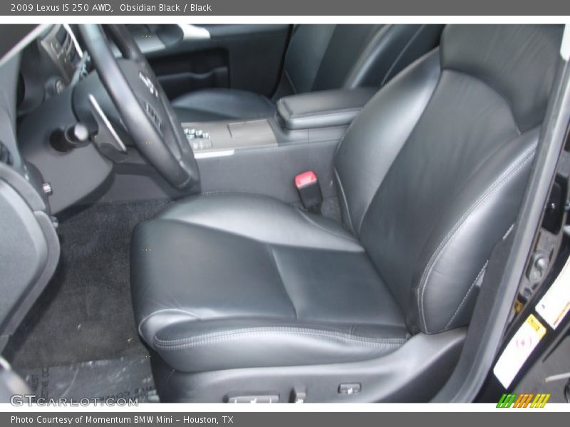 Obsidian Black / Black 2009 Lexus IS 250 AWD