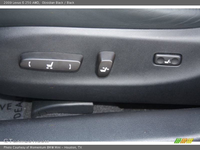 Obsidian Black / Black 2009 Lexus IS 250 AWD