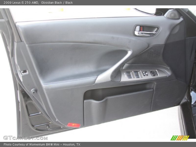 Obsidian Black / Black 2009 Lexus IS 250 AWD