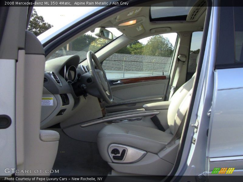 Alpine Rain Metallic / Ash Grey 2008 Mercedes-Benz ML 350 4Matic