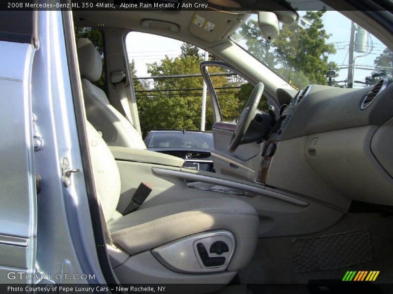 Alpine Rain Metallic / Ash Grey 2008 Mercedes-Benz ML 350 4Matic