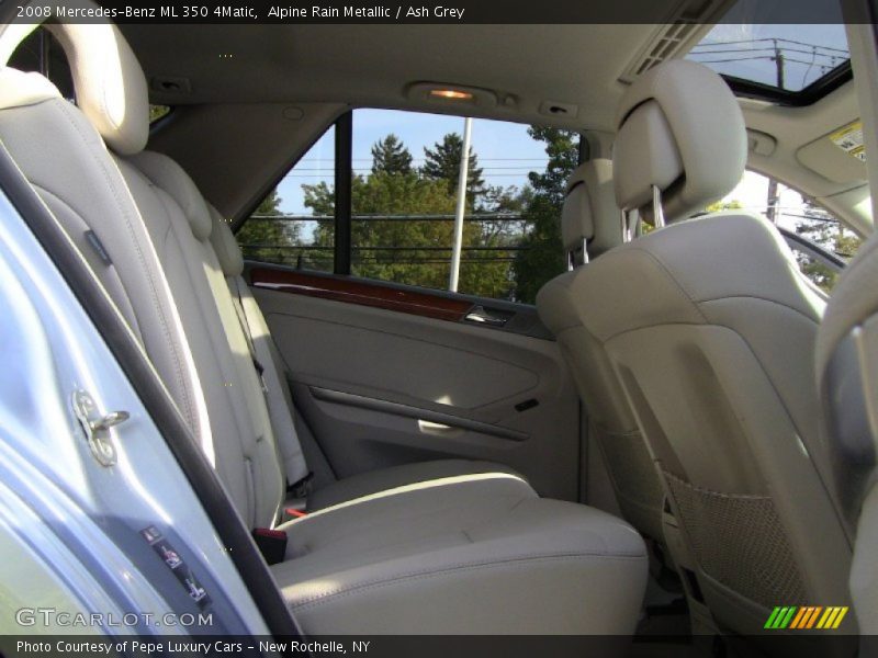 Alpine Rain Metallic / Ash Grey 2008 Mercedes-Benz ML 350 4Matic
