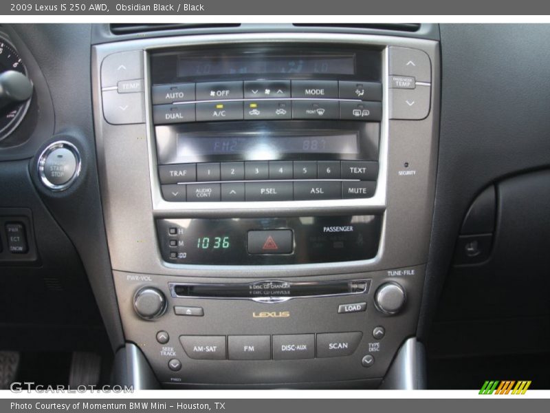 Obsidian Black / Black 2009 Lexus IS 250 AWD