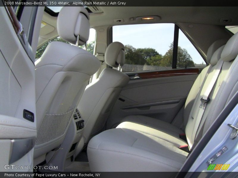 Alpine Rain Metallic / Ash Grey 2008 Mercedes-Benz ML 350 4Matic