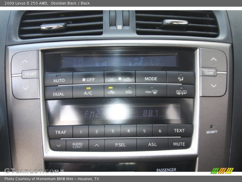 Obsidian Black / Black 2009 Lexus IS 250 AWD