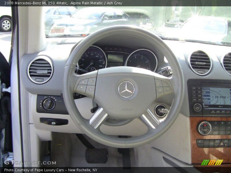 Alpine Rain Metallic / Ash Grey 2008 Mercedes-Benz ML 350 4Matic