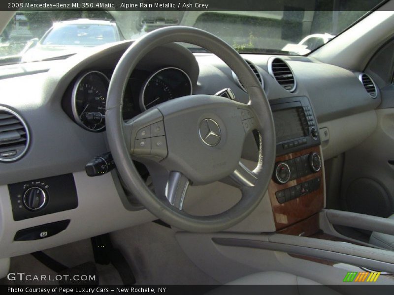 Alpine Rain Metallic / Ash Grey 2008 Mercedes-Benz ML 350 4Matic