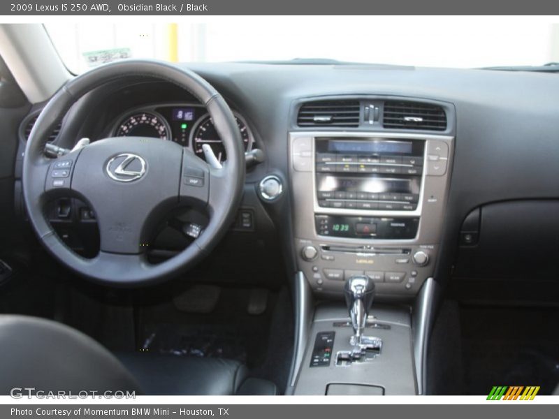 Obsidian Black / Black 2009 Lexus IS 250 AWD