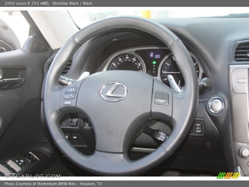 Obsidian Black / Black 2009 Lexus IS 250 AWD