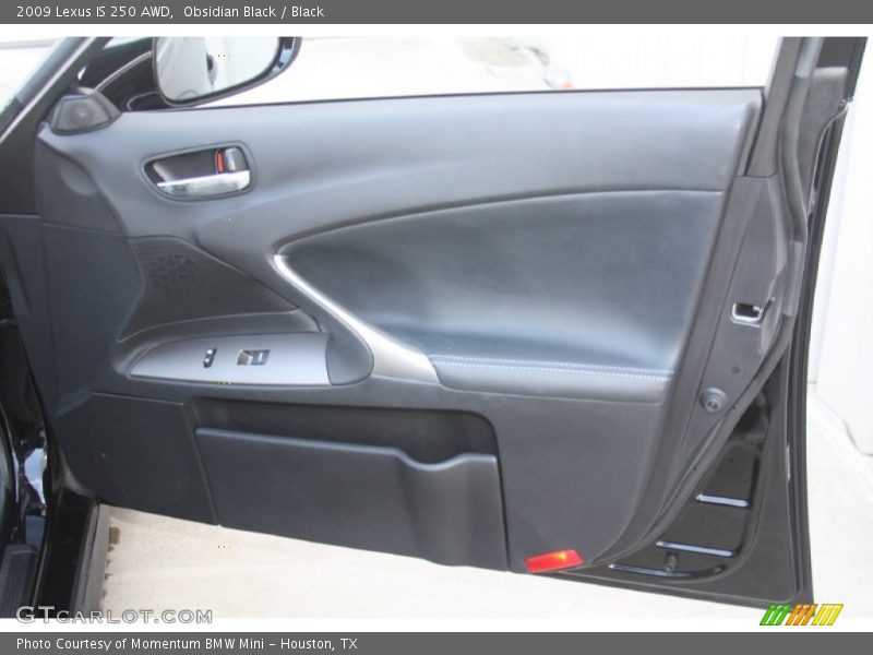 Obsidian Black / Black 2009 Lexus IS 250 AWD