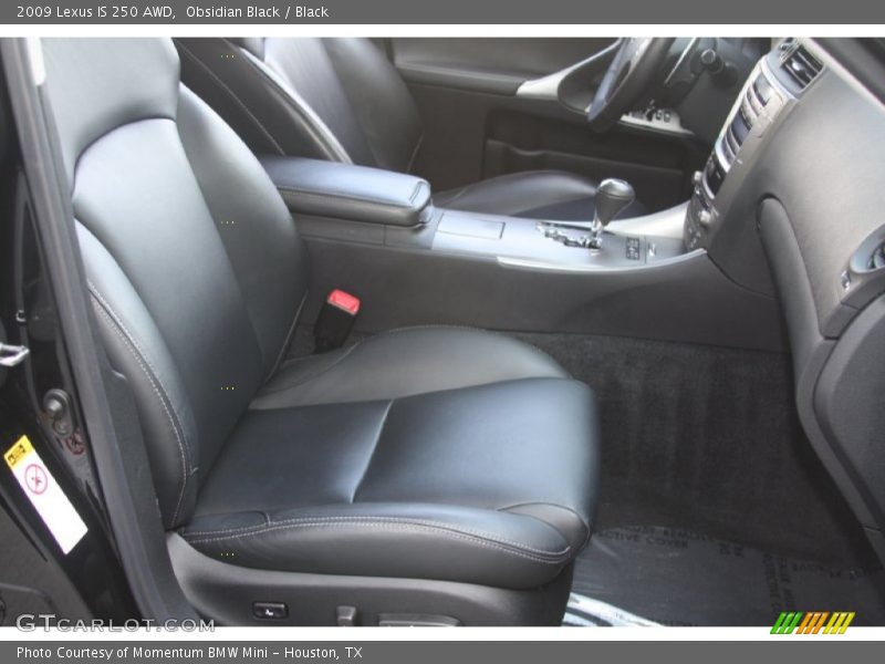 Obsidian Black / Black 2009 Lexus IS 250 AWD