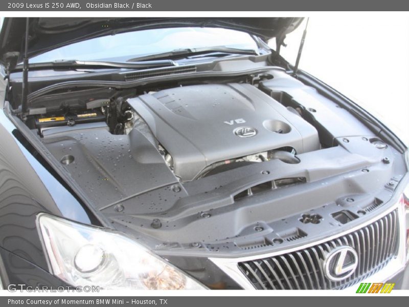 Obsidian Black / Black 2009 Lexus IS 250 AWD