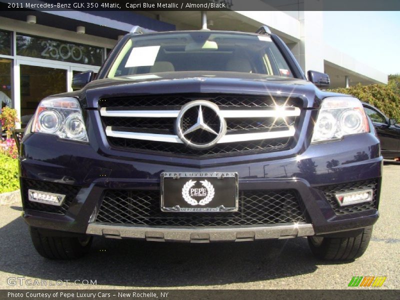 Capri Blue Metallic / Almond/Black 2011 Mercedes-Benz GLK 350 4Matic