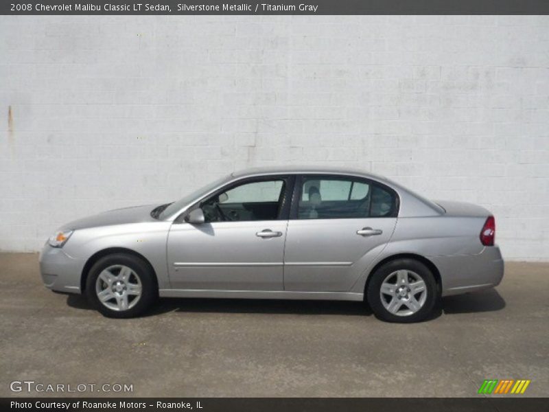Silverstone Metallic / Titanium Gray 2008 Chevrolet Malibu Classic LT Sedan