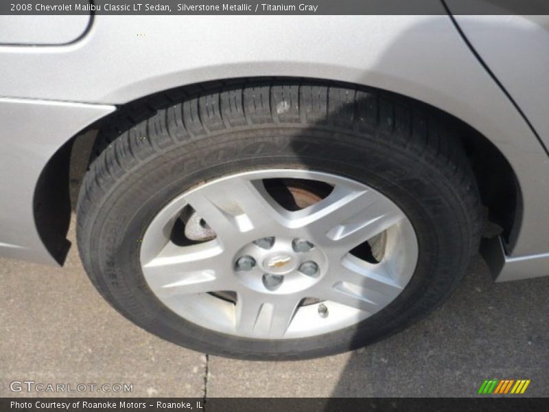 Silverstone Metallic / Titanium Gray 2008 Chevrolet Malibu Classic LT Sedan