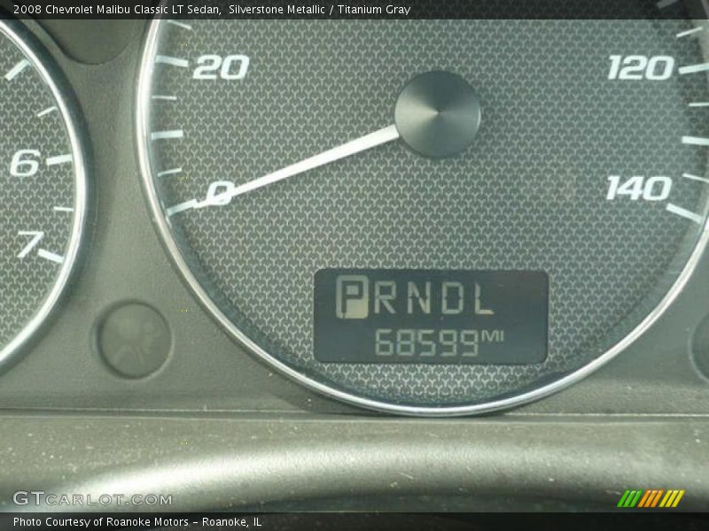 Silverstone Metallic / Titanium Gray 2008 Chevrolet Malibu Classic LT Sedan