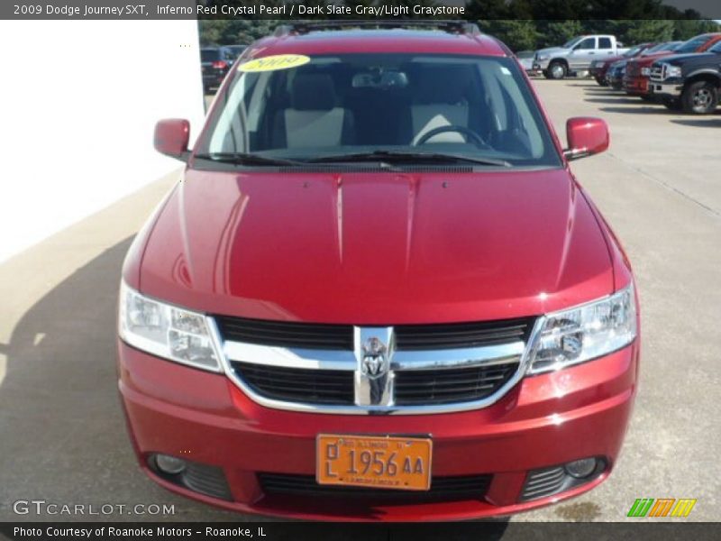 Inferno Red Crystal Pearl / Dark Slate Gray/Light Graystone 2009 Dodge Journey SXT